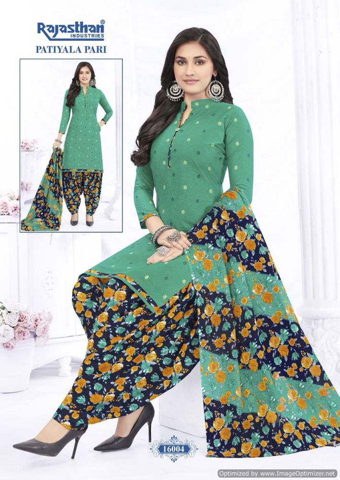 Patiyala Pari Vol 16 By Rajasthan Pure Cotton Printed Readymade Dress Wholesale Shop In Surat